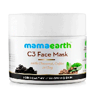 Очищающая маска для с древесным углем, кофе и глиной / Cleansing mask for charcoal, coffee and clay  MamaEarth 100 мл