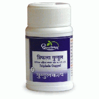 Трифала Гуггул Дхутапапешвар - для очищения организма / Triphala Guggul Dhootapapeshwar 60 табл