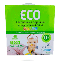 Стиральный порошок для детского цветного белья / Color ECO 1800 гр