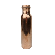Медная бутылка для настаивания медной воды гладкая / Pure Copper Bottle 650 мл