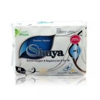 Гигиенические ночные прокладки Шуйя с активным кислородом, отрицательными ионами /Shuya 28 мл 8 шт
