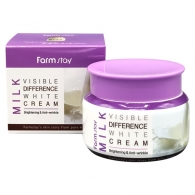 Увлажняющий крем для лица с экстрактом молока (FarmStay Visible Difference Milk White Cream) 100 гр