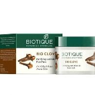 	 Маска с гвоздичным маслом и дикой куркумой Biotique Bio Clove Purifying Face Pack 75 гр