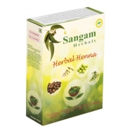 Хна с добавками 9 трав Сангам Хербалс Sangam herbals 100 гр