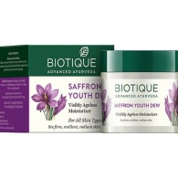 Антивозрастной крем с шафраном для лица и тела Биотик / Bio Saffron Youth Dew Biotique 50 гр
