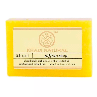 Мыло ручной работы Шафран Кхади / Pure Saffron Soap Khadi 125 гр