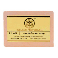 Мыло ручной работы Сандаловое дерево Кхади / Sandalwood Soap Khadi 125 гр