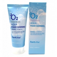 Очищающая пенка с кислородом (FarmStay O2 Premium Aqua Foam Cleansing) 100 мл