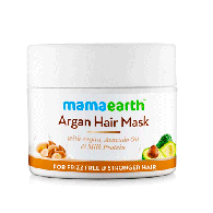 Аргановая маска c авокадо и молочным протеином для непослушных и вьющихся волос / Argan Hair Mask MamaEarth 200 гр