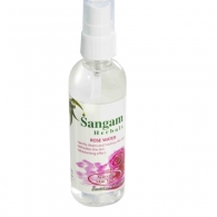Натуральная розовая вода спрей Сангам Хербалс / Rose Water Sangam Herbals 100 мл