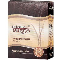 Травяная краска для волос Черный кофе / Aasha Herbals 60 гр