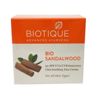 Солнцезащитный крем Сандал 50 SPF Биотик / Bio Sandalwood 50 SPF Biotique 50 гр