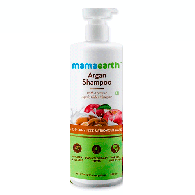 Шампунь с Аргановым маслом и яблочным уксусом - для вьющихся волос / Argan Shampoo MamaEarth 250 мл