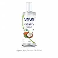 Масло кокосовое первого холодного отжима, органическое Organic Virgin Coconut Oil Sri Sri Tattva 200 мл.