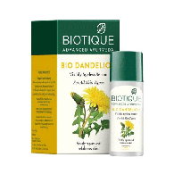 Сыворотка для лица с экстрактом одуванчика Биотик Biotique Bio Dandelion AGELESS LIGHTENING SERUM 40 мл.