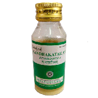 Гандхака Тайлам Коттаккал - масло от кожных заболеваний / Gandhaka Thailam Kottakkal 50 мл