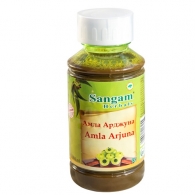 Натуральный сок Амла Арджуна Сангам Хербалс / Amla Arjuna Juice Sangam Herbals 500 мл