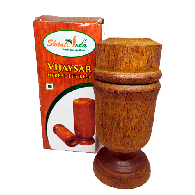 Аюрведическая чаша из дерева Виджайсар - контроль за диабетом и ожирением / 
