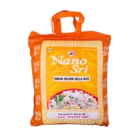 Индийский Рис Голден Селла Басмати (пропаренный) Нано Шри / Indian Golden Sella Rice Nano Sri 5 кг