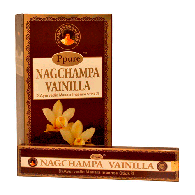 Ароматические палочки Наг Чампа Ваниль / Incense Sticks Nagchampa Vanilla Ppure 15 гр