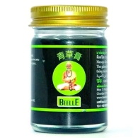 Тайский массажный травяной бальзам Черный / Beelle 50 гр