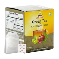 Зеленый чай с антиоксидантными травами / Green Tea With Antioxidant Herb Baps Amrut 10 пак