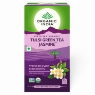 Чай Тулси Зеленый с жасмином Органик Индия / Tulsi Green Tea Jasmine Organic India 25 пак