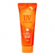 	 Солнцезащитный крем для кожи лица и тела (Deoproce UV Sunblock Cream SPF42 PA++) 100 гр