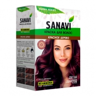Краска для волос Красное - Дерево / Hair Dye Sanavi 75 гр