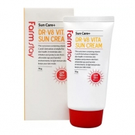 Витаминизированный солнцезащитный крем (Dr-V8 Vita Sun Cream Spf50 pa+++ FarmStay) 70 гр