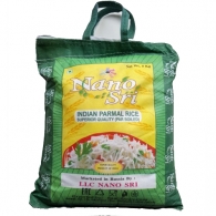 Индийский Рис Пармал Пропаренный 5 кг (Нано Сри)