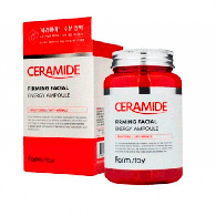 Укрепляющий ампульный крем сыворотка с керамидами / Ceramide Firming Facial Cream Ampoule FarmStay 250 мл 