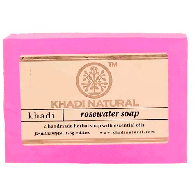 Мыло ручной работы Розовой водой / Rose Water Soap Khadi 125 гр 