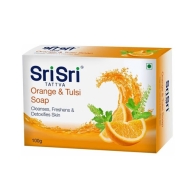 Мыло Апельсин и Тулси Шри Шри / Orange Tulasi Soap Sri Sri 100 гр
