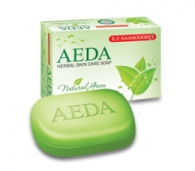 Мыло на травах (тулси и ним) Aeda Herbal skin care soap (Tulsi, Neem) Namboodiris 75 гр