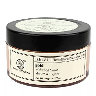 Массажный крем для лица с золотом и маслом Ши Кхади / Herbal Facial Massage Cream Gold Khadi 50 гр