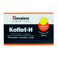Кофлет-H - леденцы от кашля и боли в горле Лимон и Мед / Koflet-H Lemon Honey Himalaya  6 шт