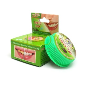 Тайская зубная паста Гвоздика зеленая / Toothpaste Clove 25 гр