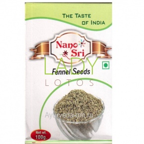 Семена Фенхеля Целые (Fennel Seeds Nano Sri) 100 гр