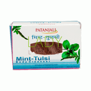 Мыло Мята Тулси / Mint Tulsi Soap Patanjali 75 гр