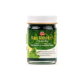 Тайский бальзам на травах зеленый / Thai Balm With Herb Banna 50 гр