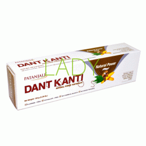 Зубная паста Дант Канти Натуральная Патанджали / Toothpaste Dant Kanti Natural Patanjali 150 гр