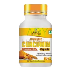 Куркумин Турмерик Бапс Амрут - мощный антиоксидант / Curcumin Turmeric Baps Amrut  500 мг 60 кап
