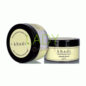 Массажный крем Миндаль и Абрикос Кхади / Herbal Massage Cream Almond Apricot Khadi 50 гр