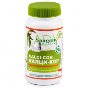 Калци-Кор Сангам Хербалс - органический кальций / Calci-Cor Sangam Herbals 60 табл