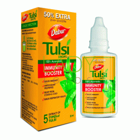 Тулси Дабур - капли для иммунитета / Tulsi Drops Immunity Booster Dabur 30 мл