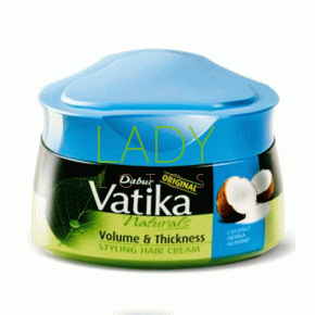 Крем для волос Объем и Толщина / Volume Thickness Hair Cream Dabur Vatika 140 мл