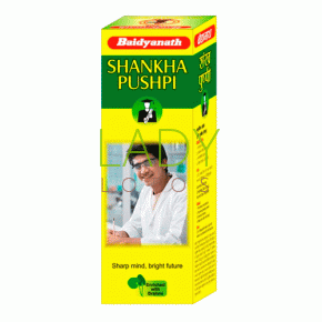 Шанкха Пушпи - сироп для мозга и памяти / Shanku Pushpi Syrup Baidyanath 200 мл + 100 мл