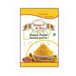 Куркума Молотая Нано Шри / Turmeric Powder Nano Sri 100 гр
