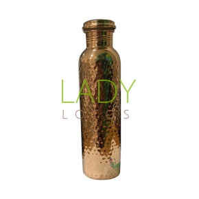 Медная бутылка для настаивания медной воды с мелкой чеканкой / Pure Copper Bottle 650 мл